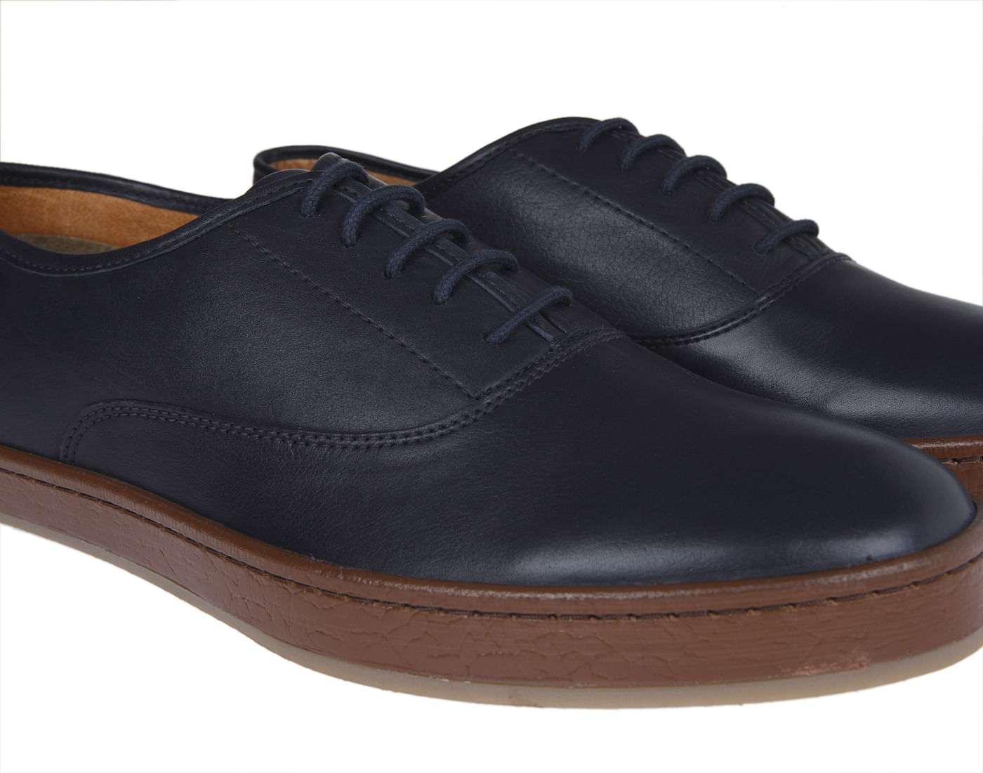 Dark Blue Leather Formal Shoes