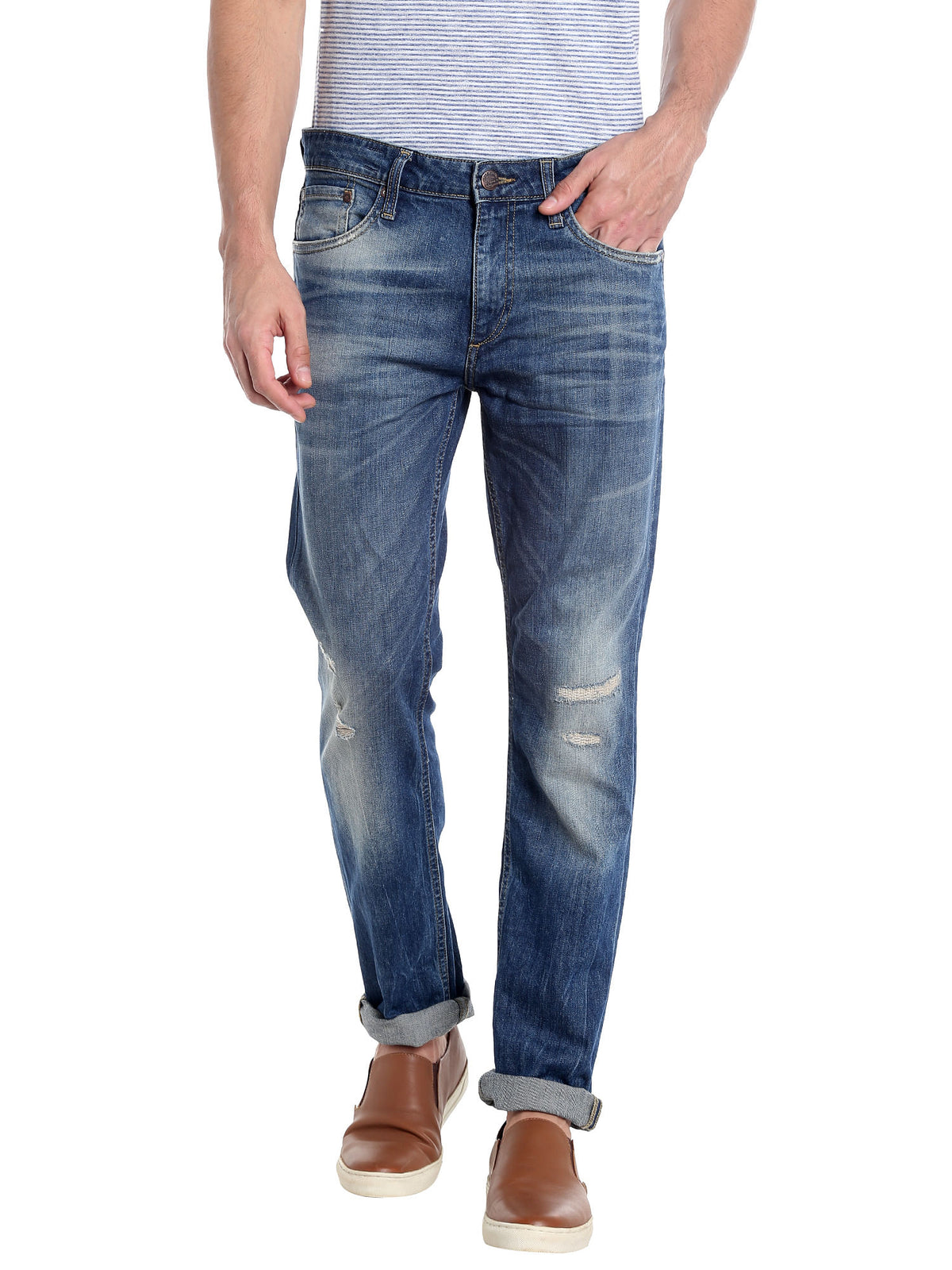 Dark Blue Slim Fit Jeans - 28/32