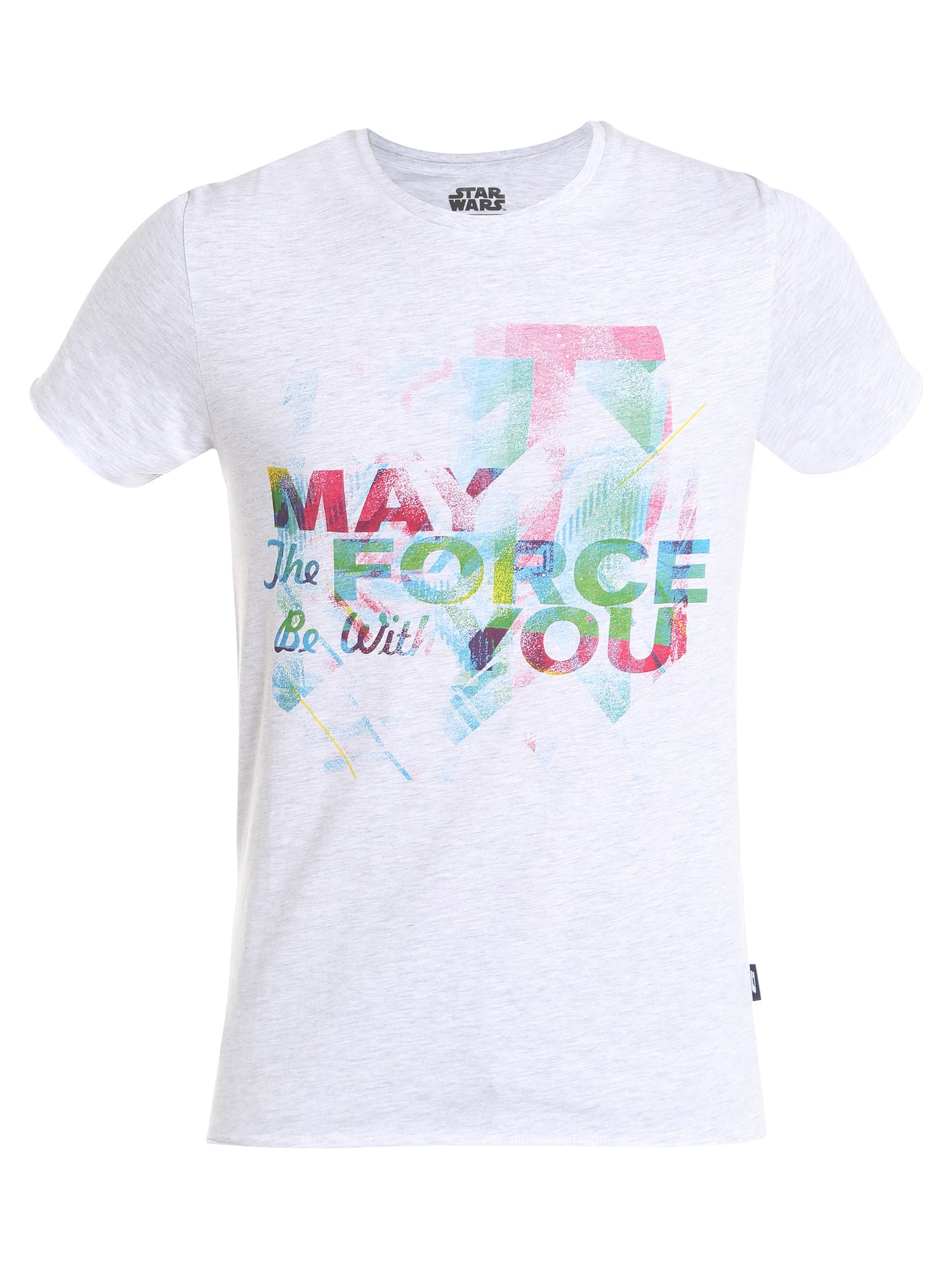 Star Wars Print Graphic White T-Shirt