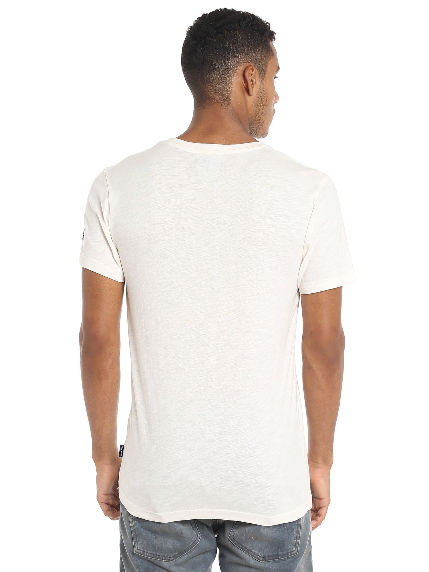 Darth Vader Print White T-Shirt