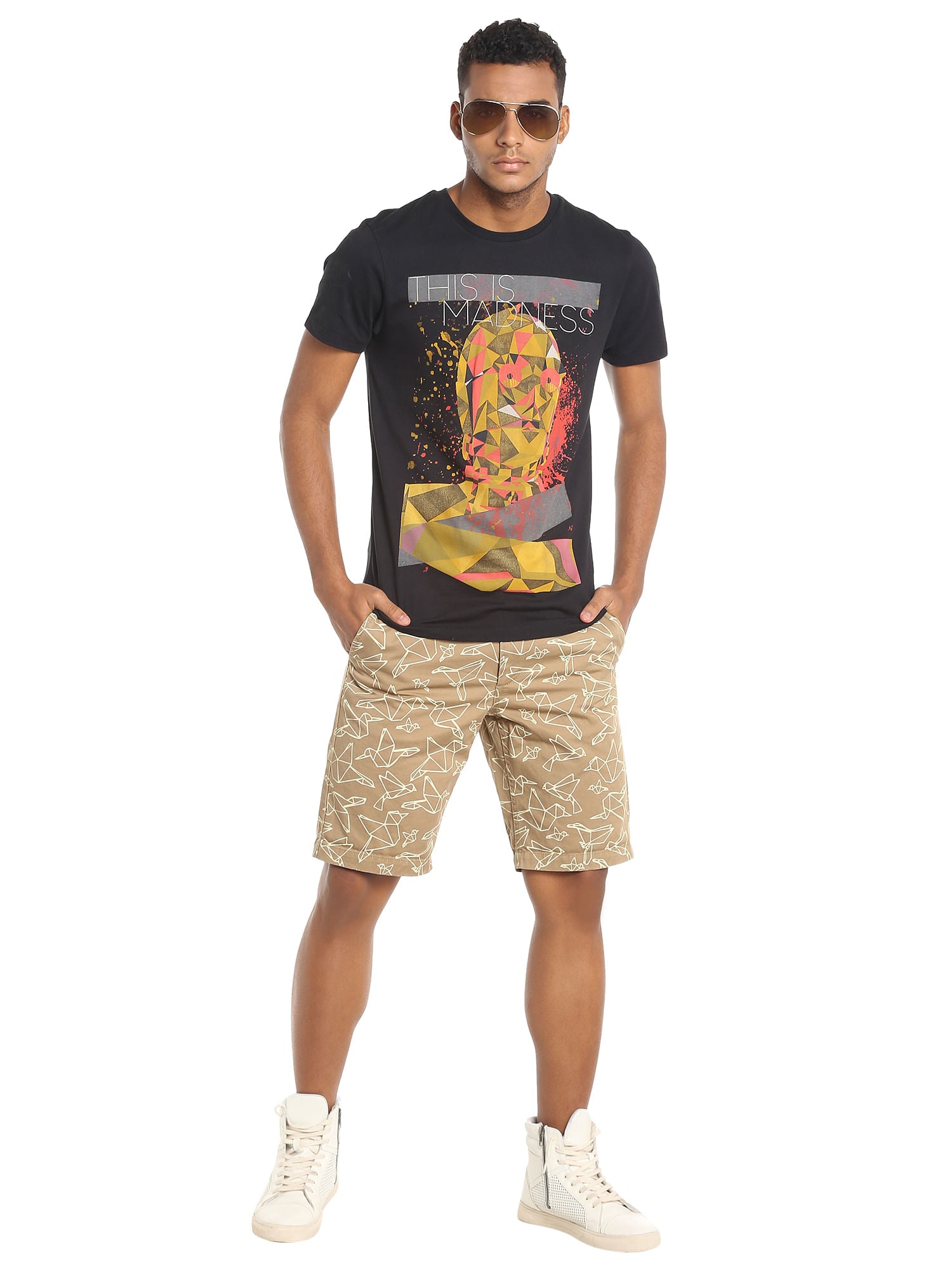C-3Po Print Black T-Shirt