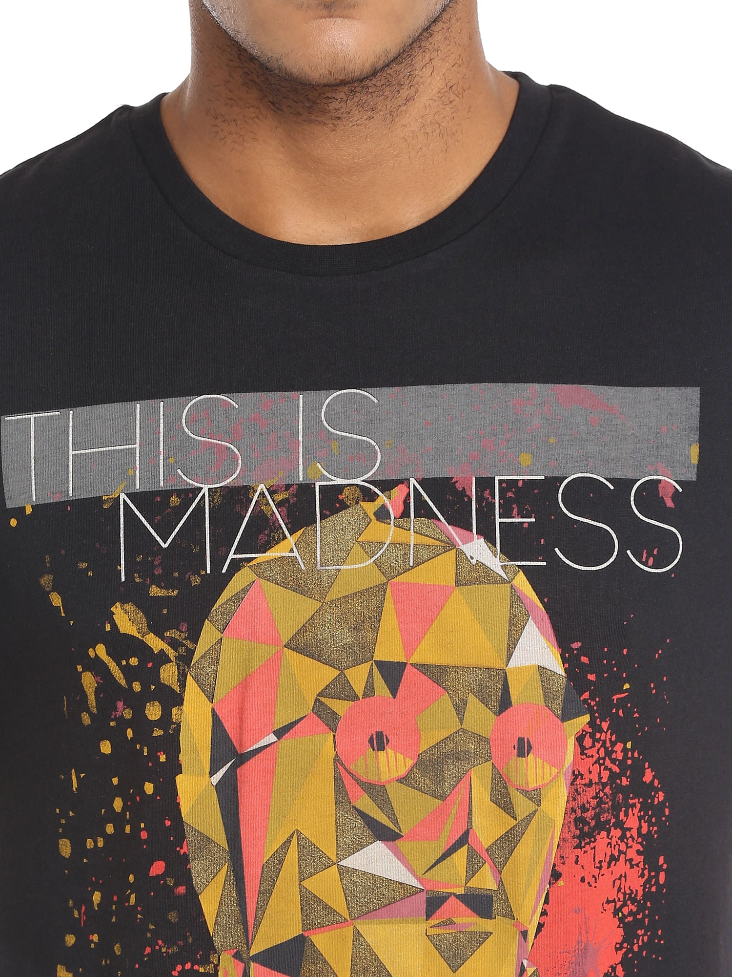 C-3Po Print Black T-Shirt
