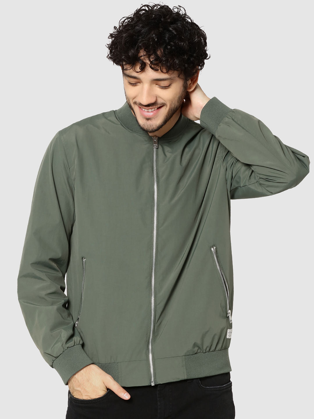 Green Bomber Jacket