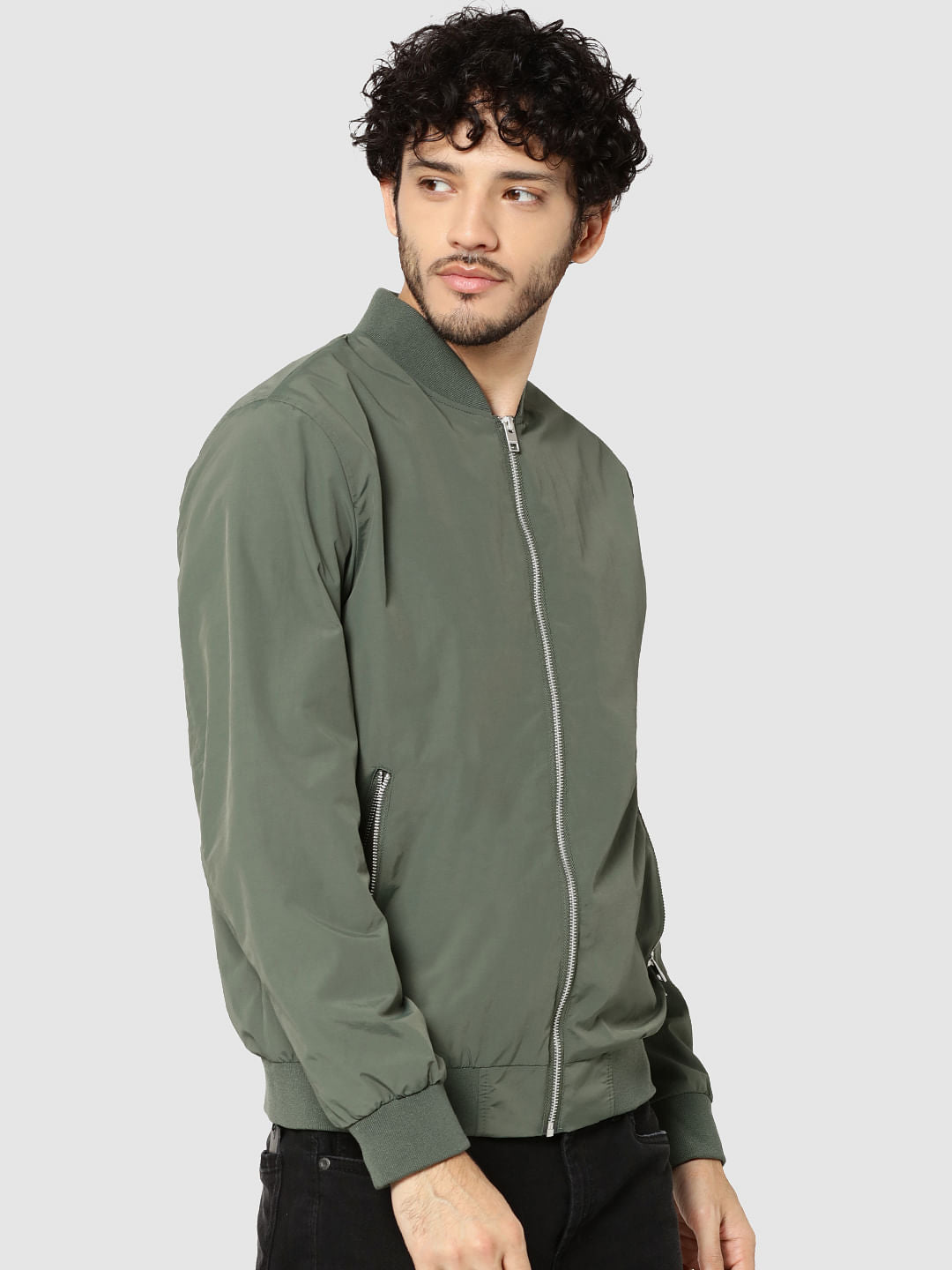 Green Bomber Jacket
