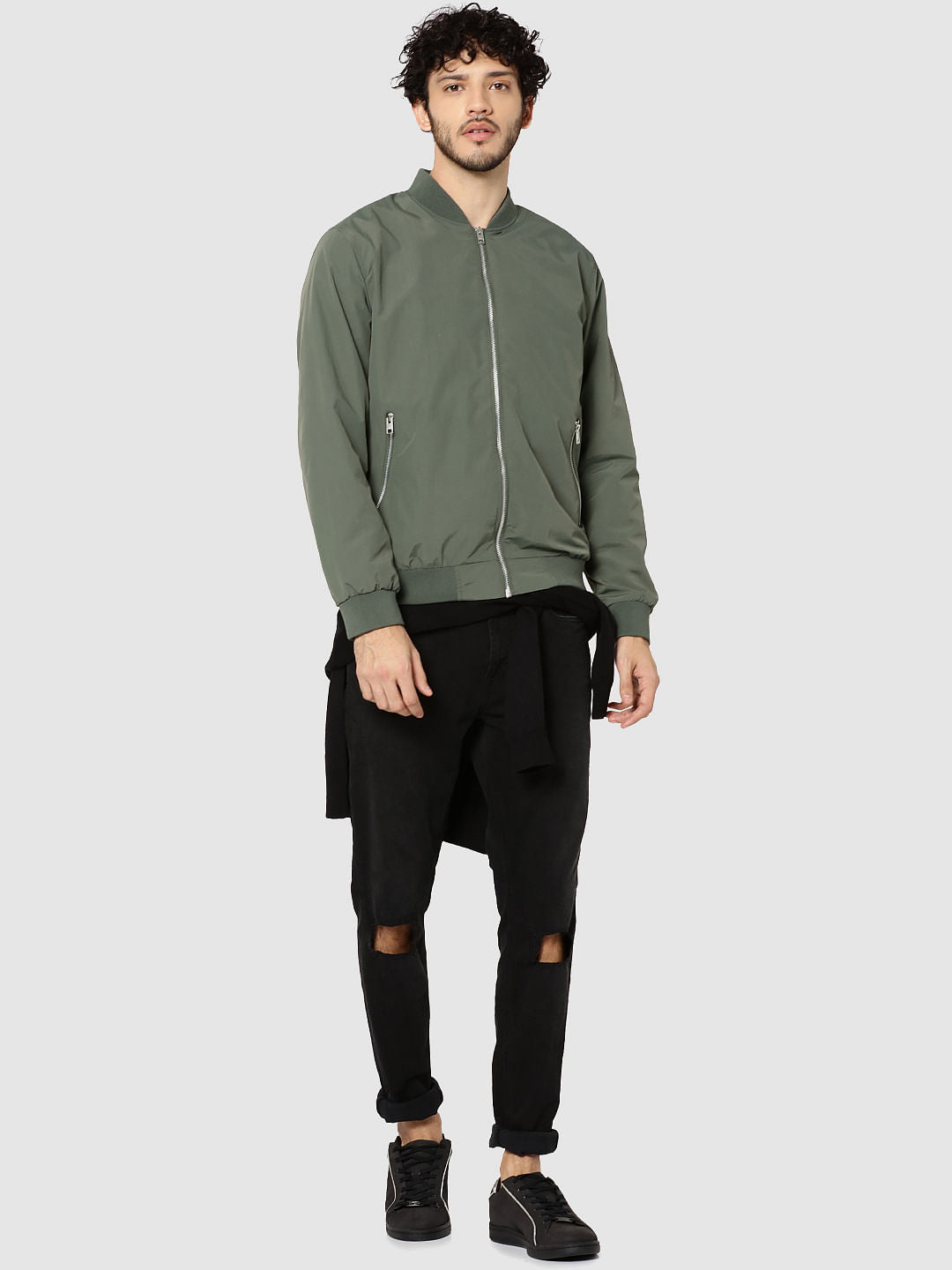 Green Bomber Jacket