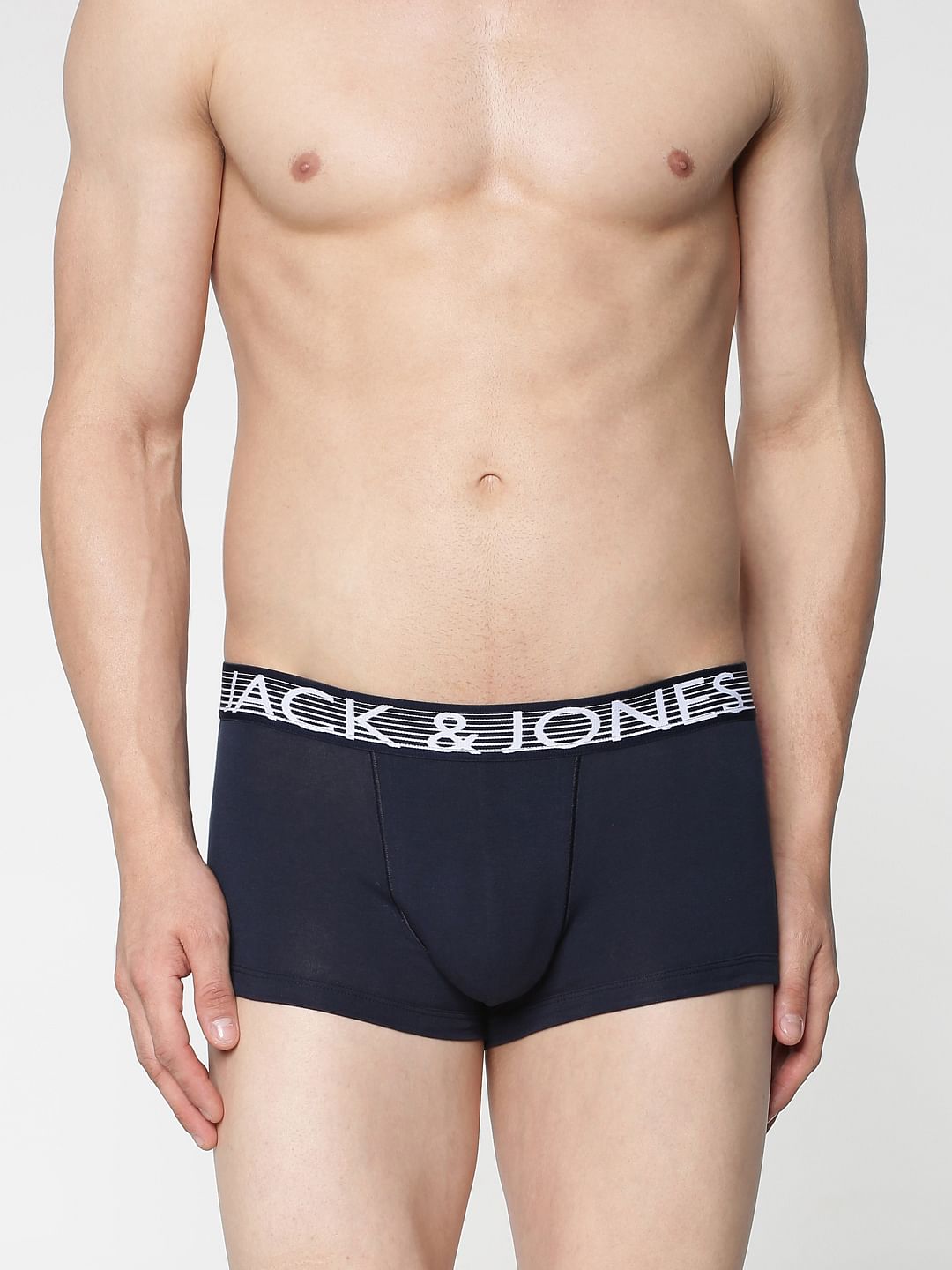 Navy Brazilian Trunks - S
