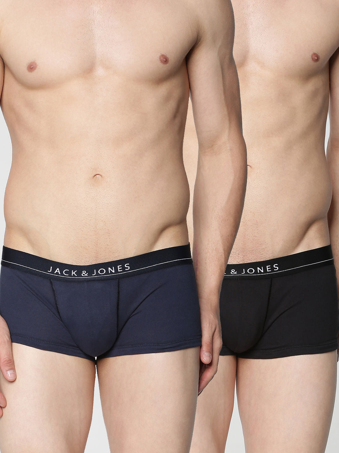 Pack Of Two Brazilian Trunks - Navy And Black - S