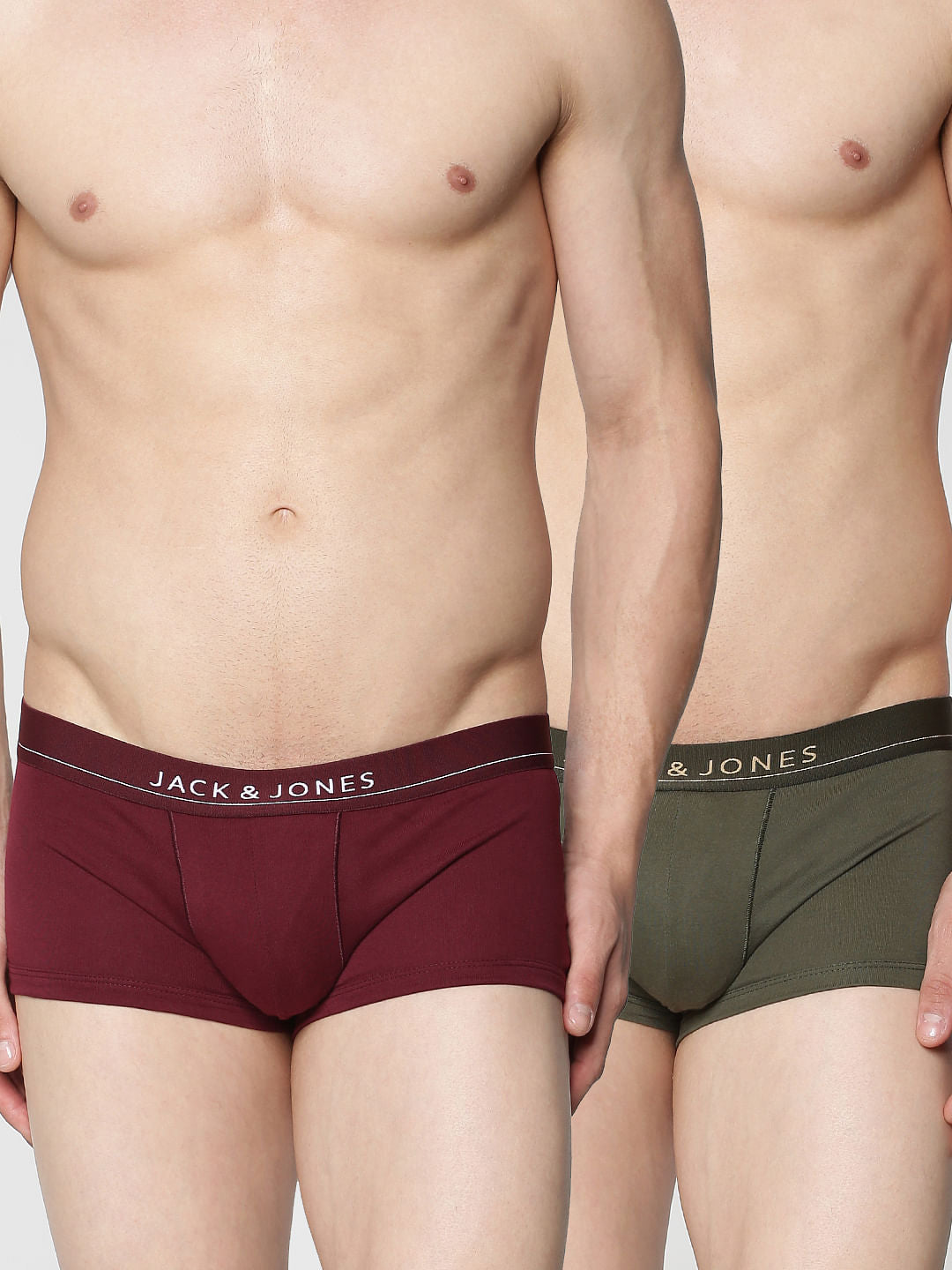 Pack Of Two Brazilian Trunks - Wine And Green - S