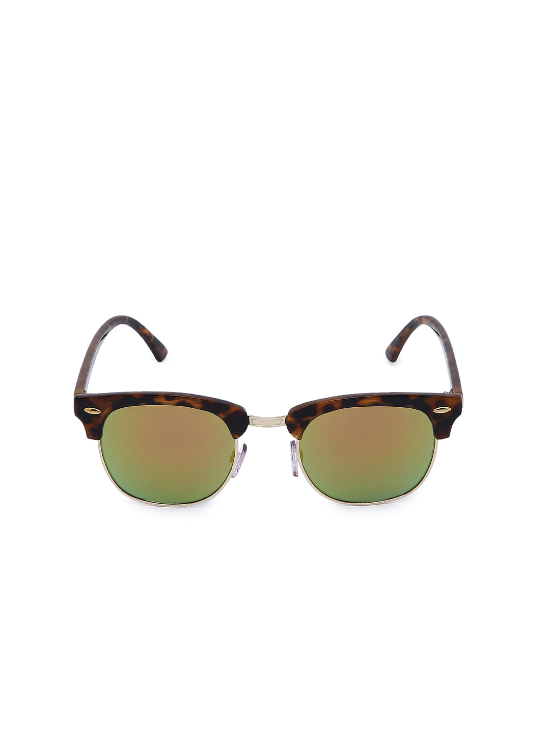 Green Tortoise Shell Sunglasses - ONE