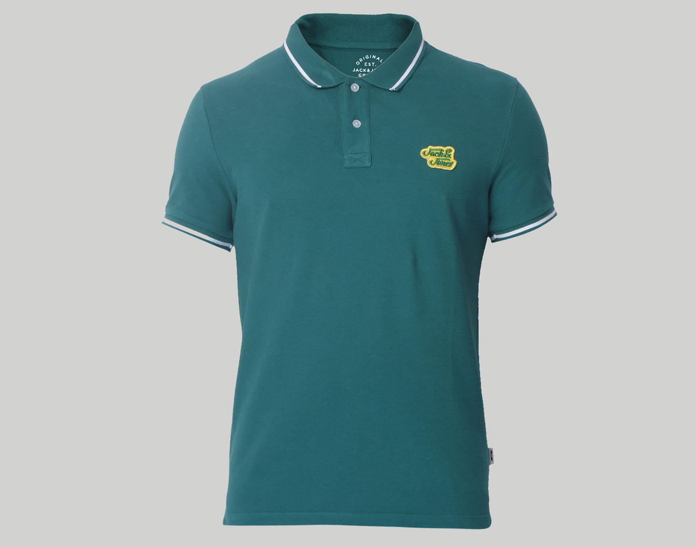 Green Polo Neck T-Shirt