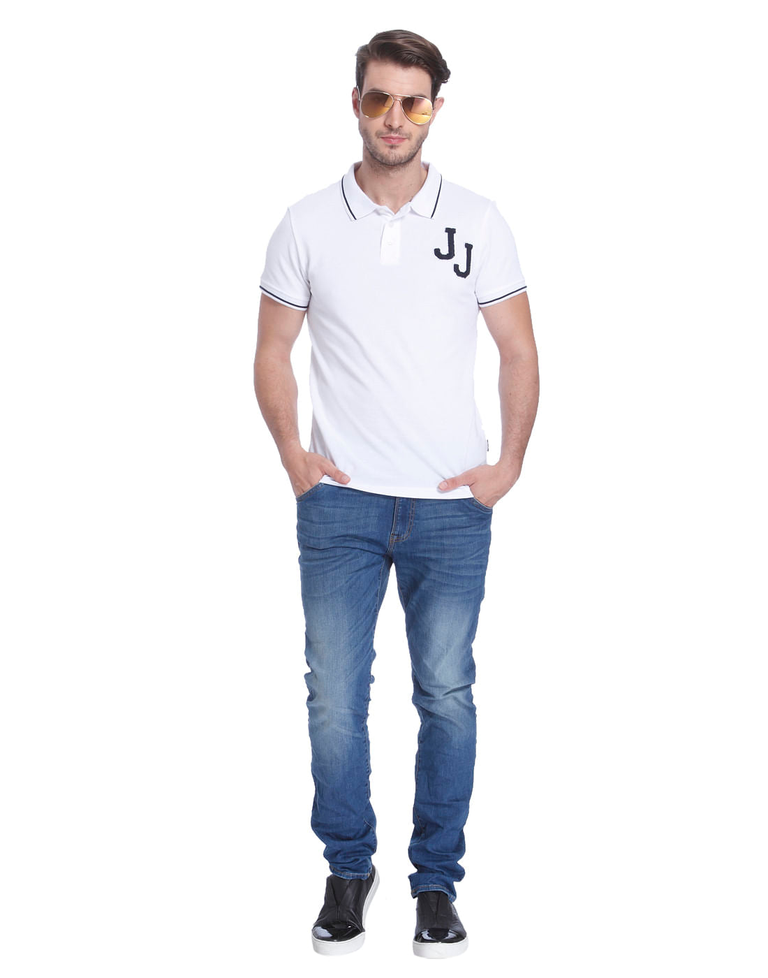 White Polo T-Shirt