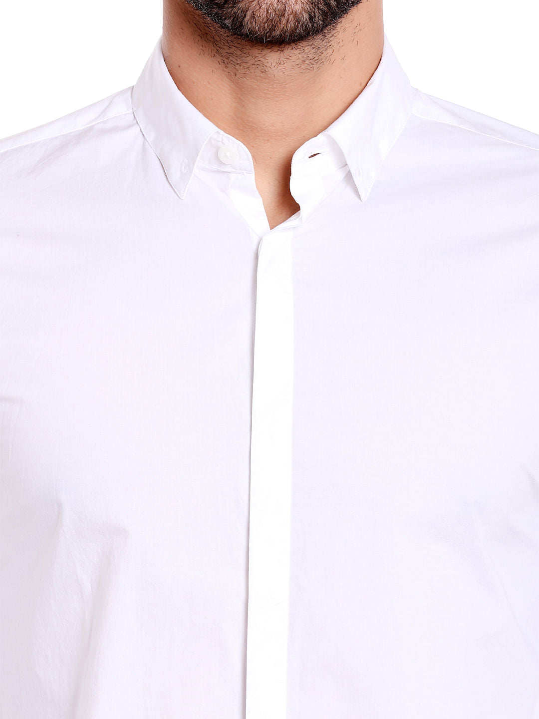 White Slim Fit Shirt