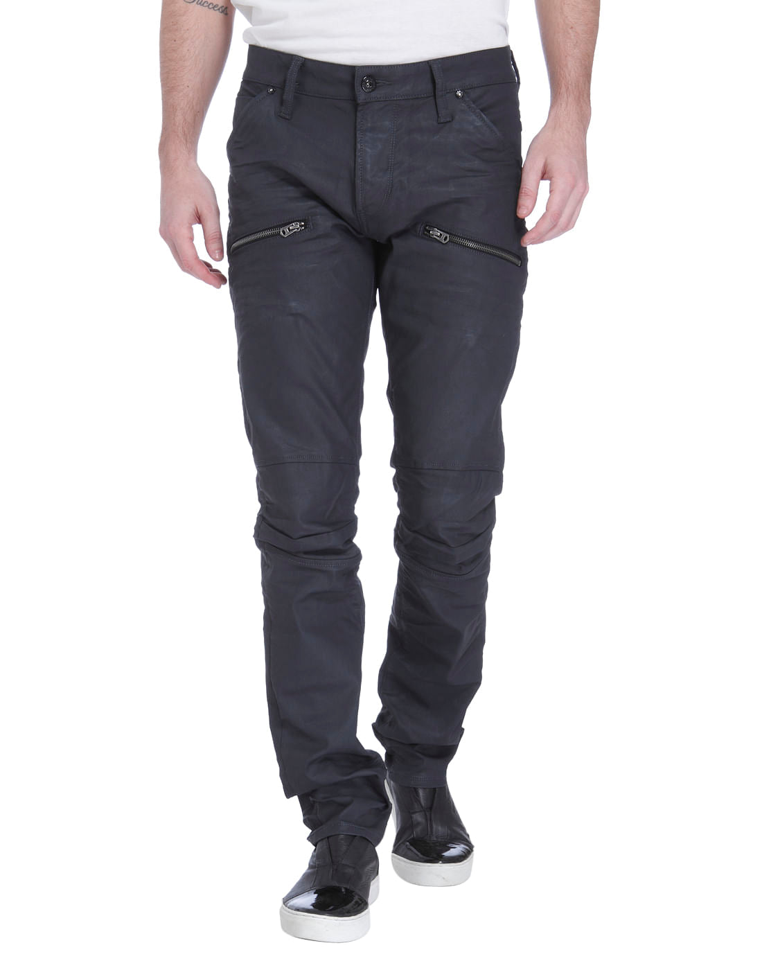Black Low Rise Slim Fit Jeans - 28/32