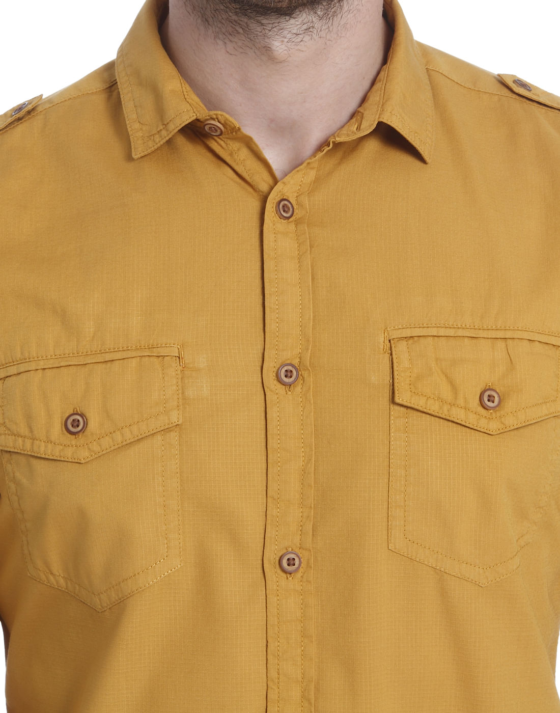 Mustard Slim Fit Shirt