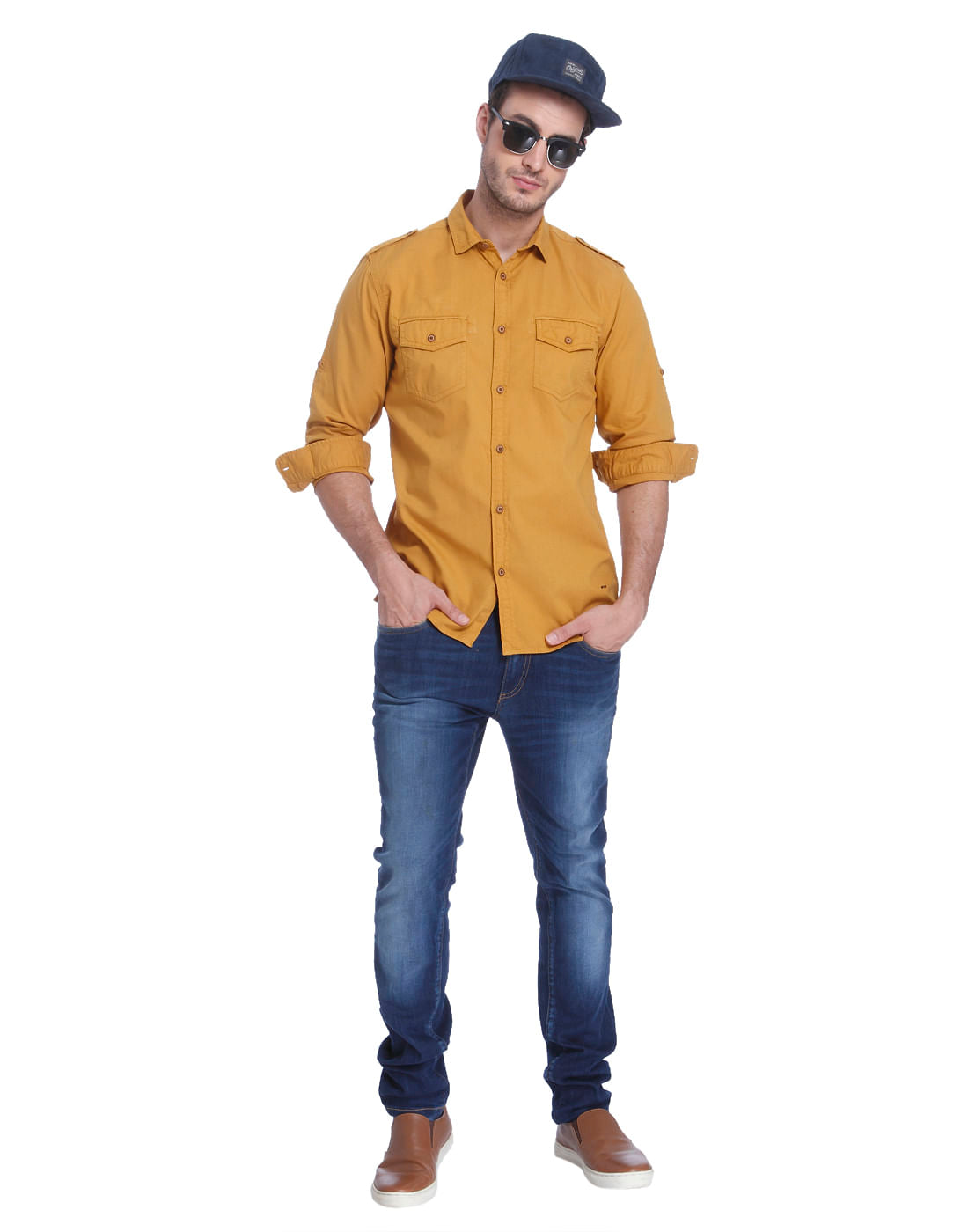 Mustard Slim Fit Shirt