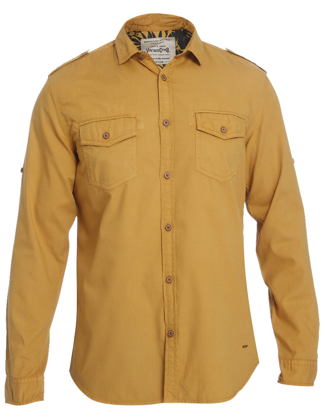 Mustard Slim Fit Shirt