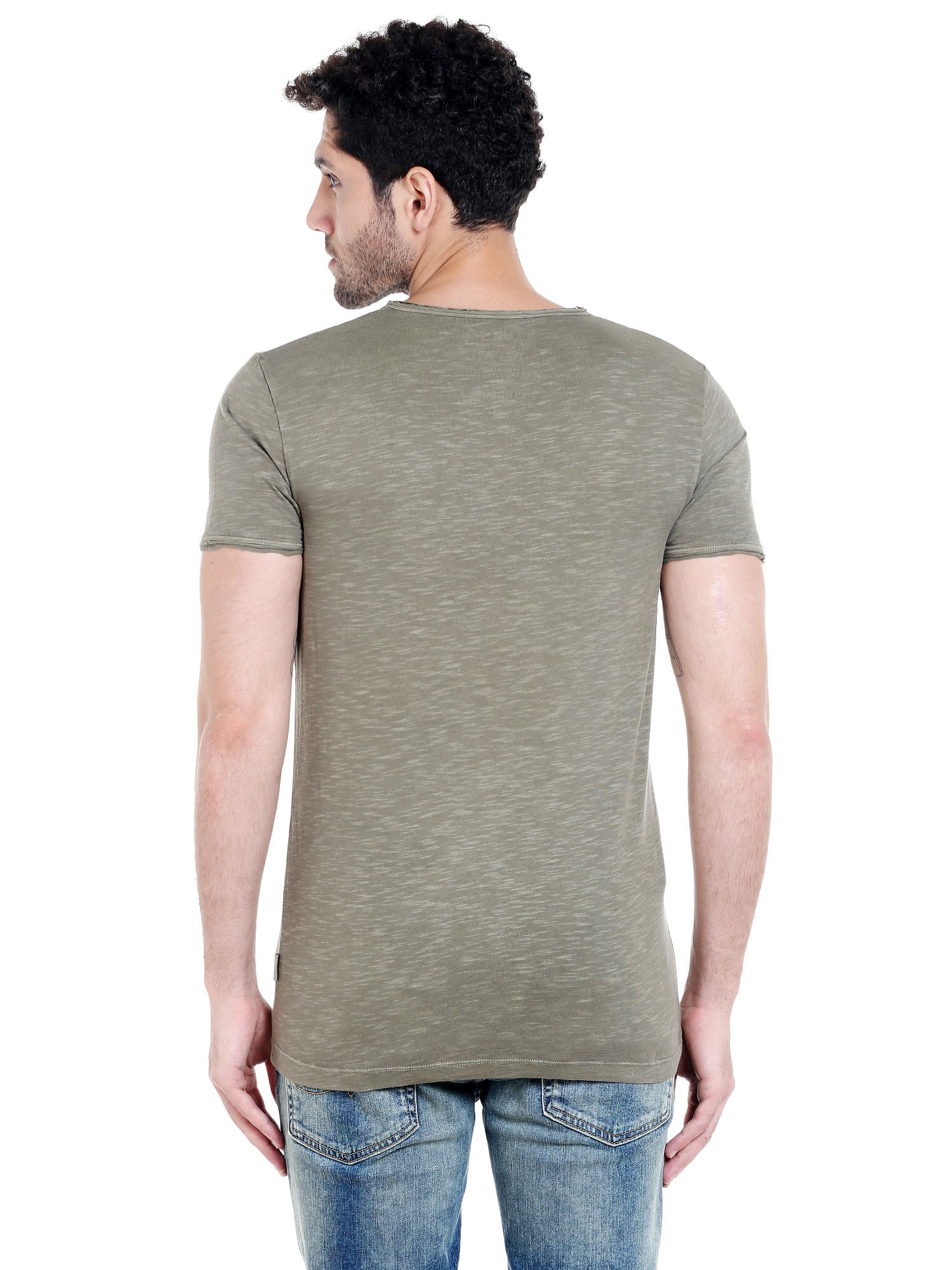 Green V-Neck T-Shirt