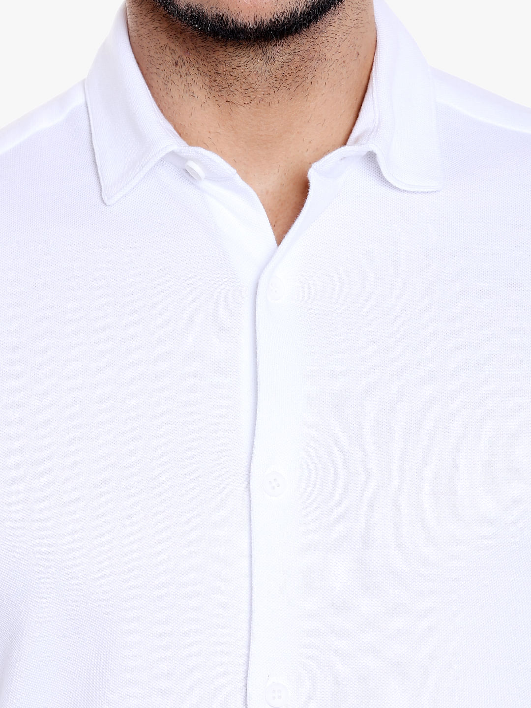 White Slim Fit Shirt