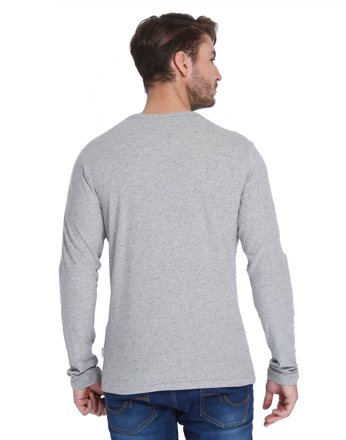 Grey Henley T-Shirt