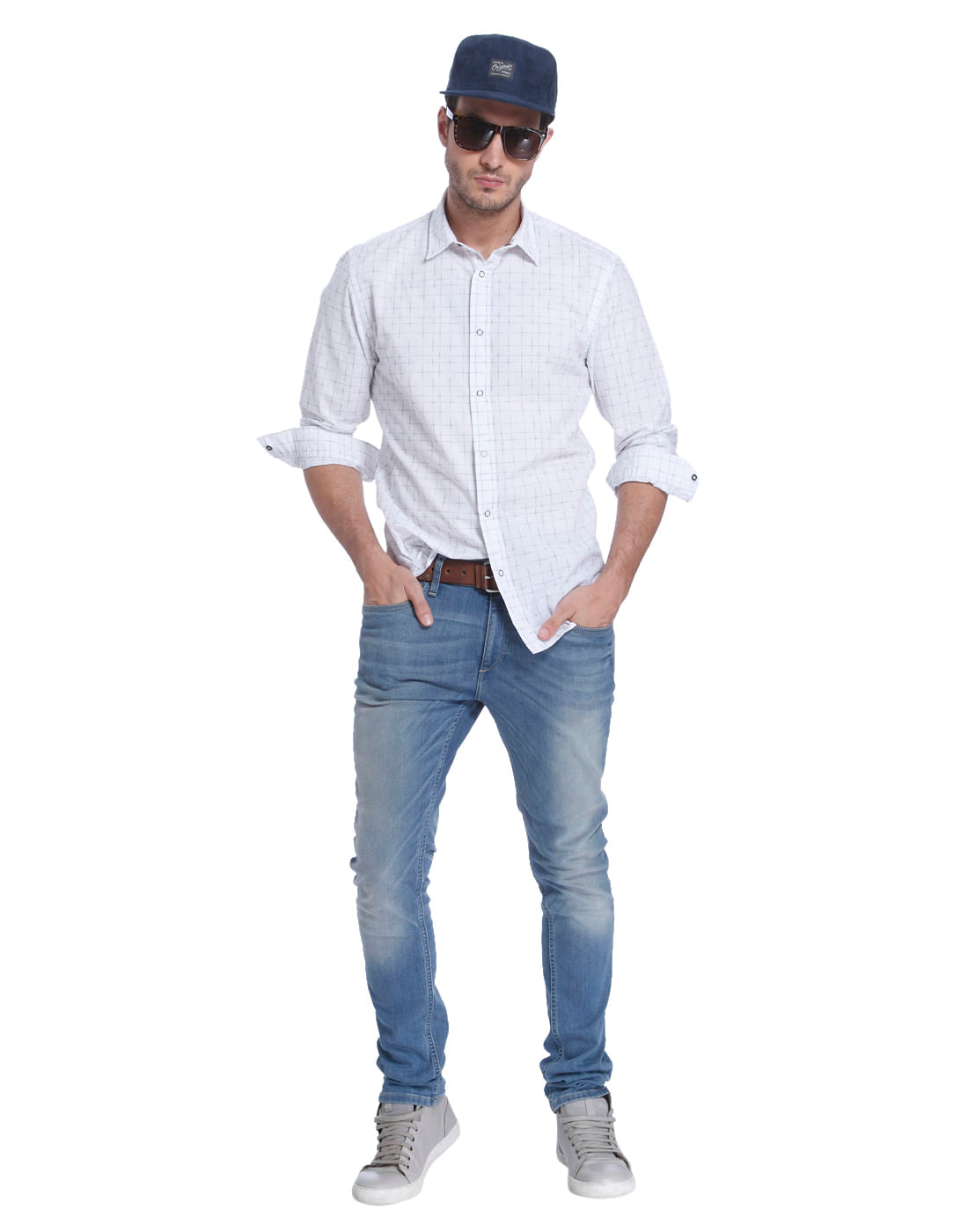White Printed Shirt