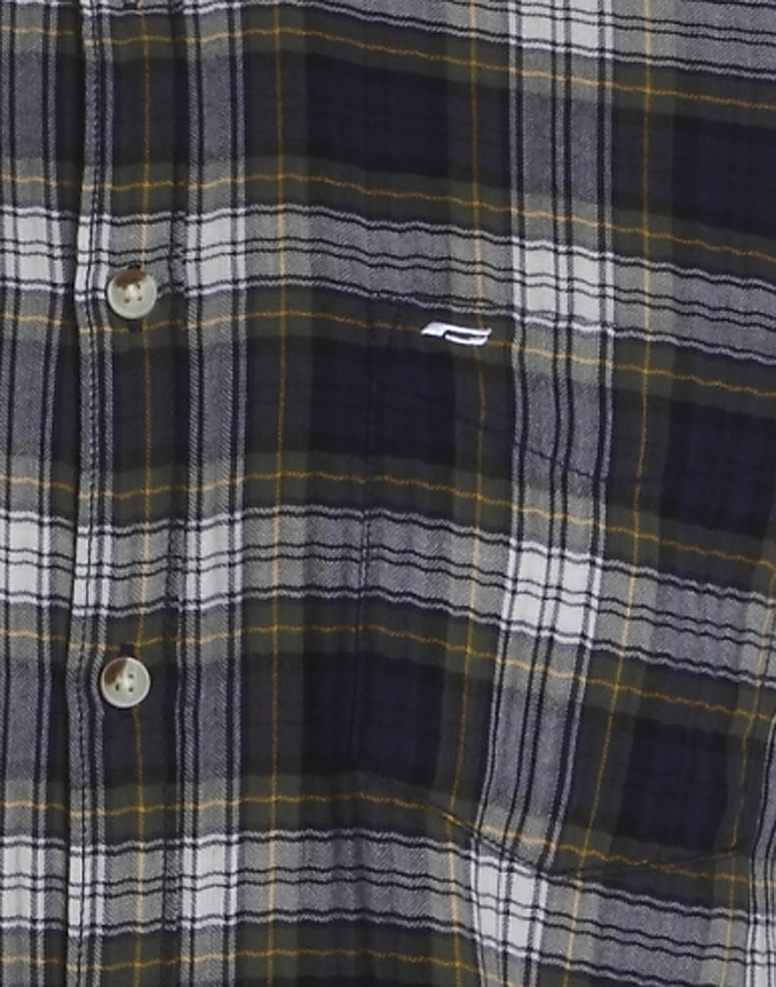 Green Check Slim Fit Shirt