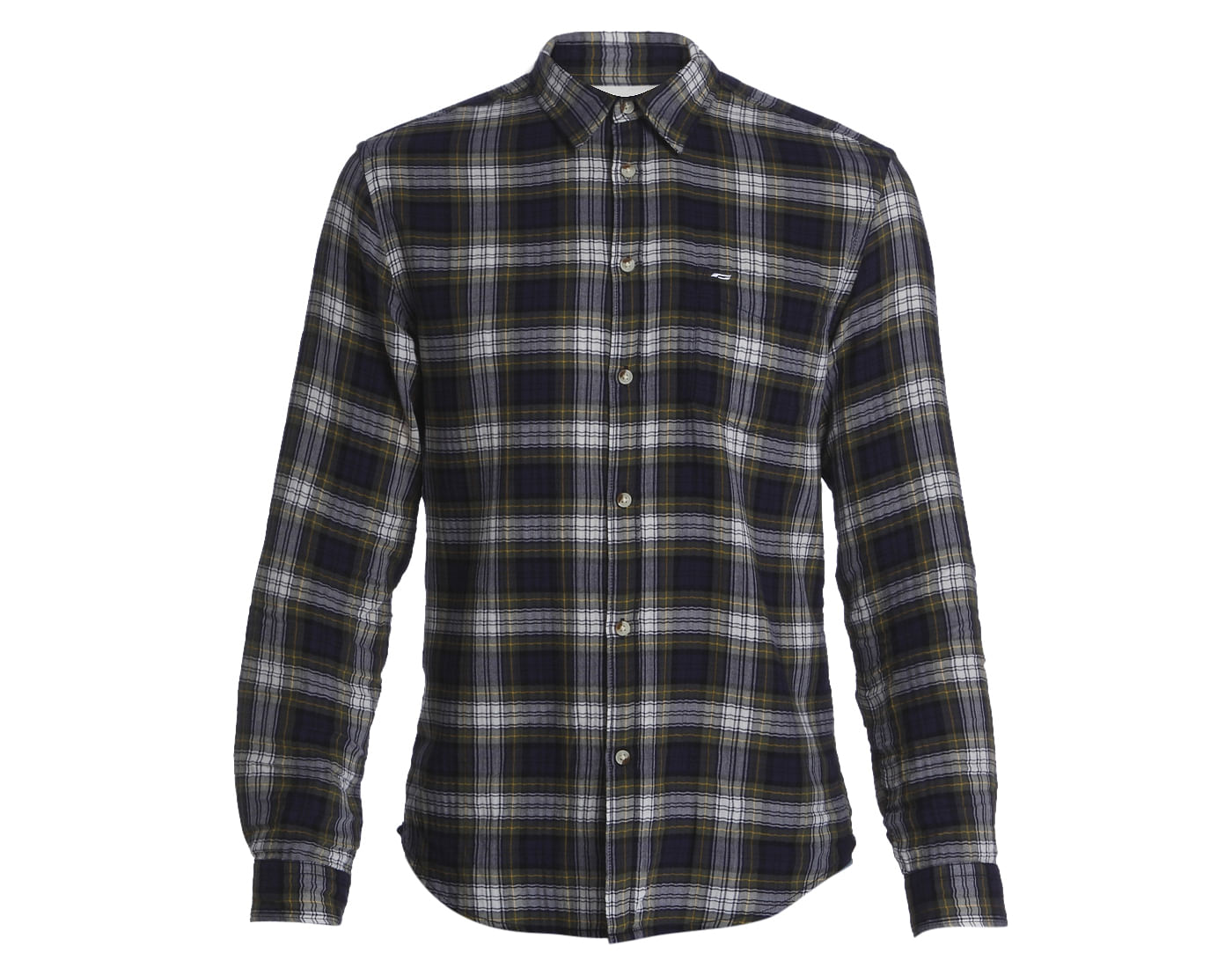 Green Check Slim Fit Shirt