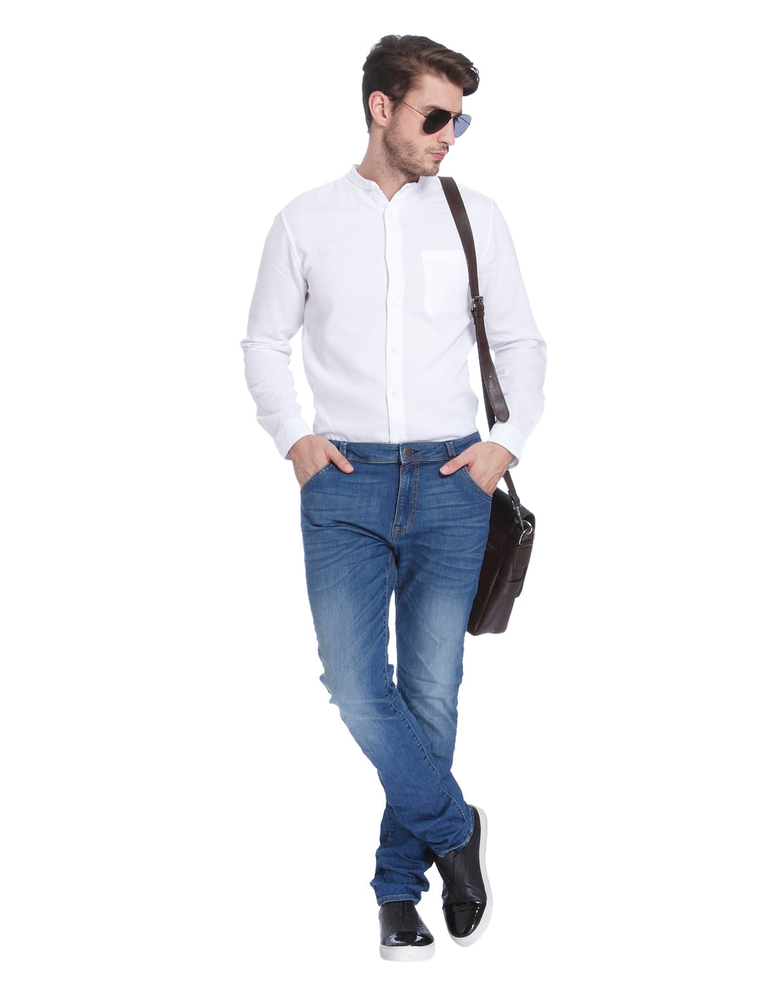 White Slim Fit Shirt