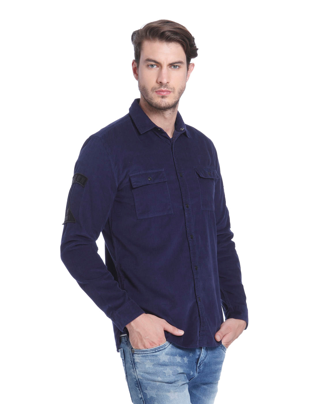Blue Corduroy Shirt