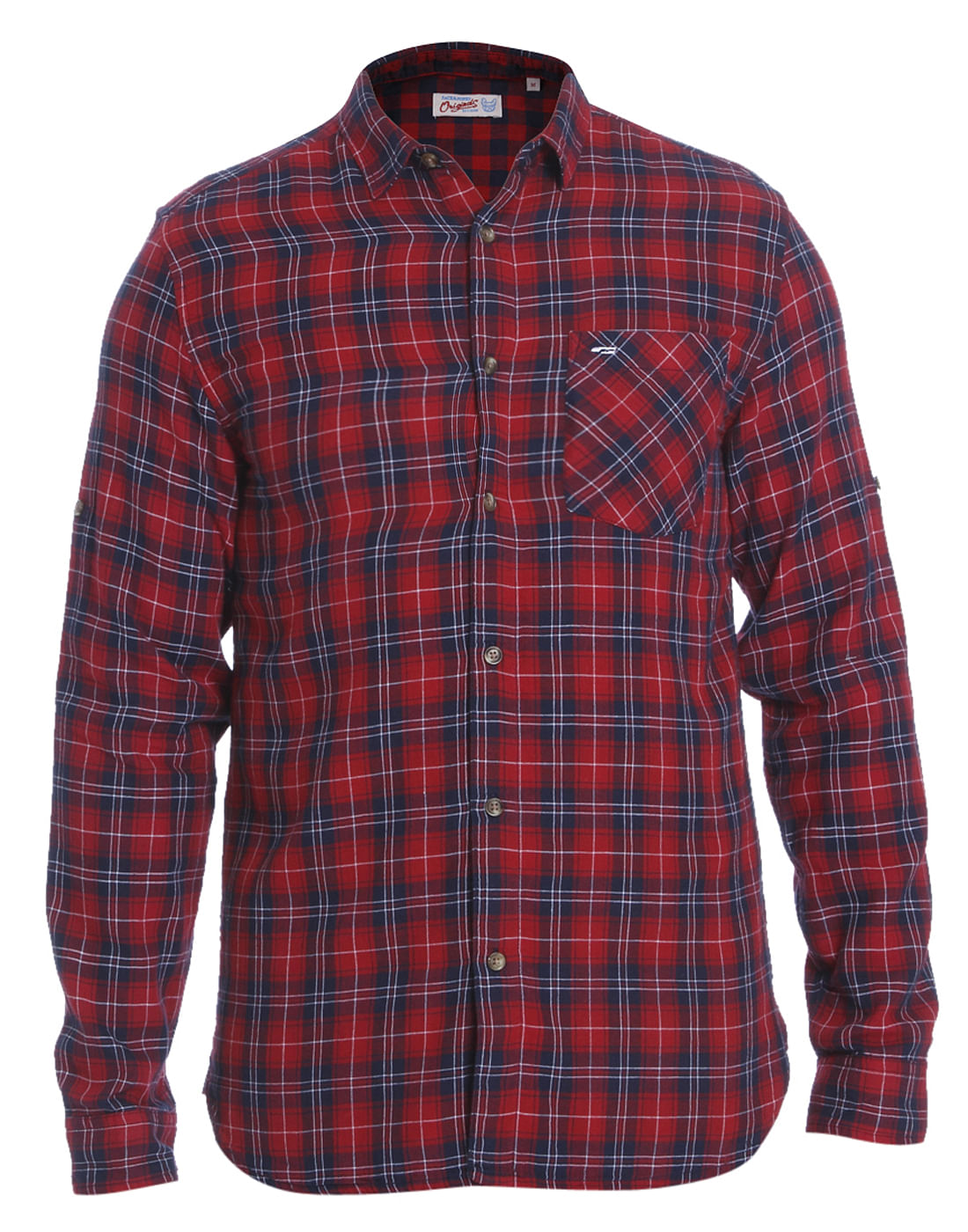 Red Check Slim Fit Shirt