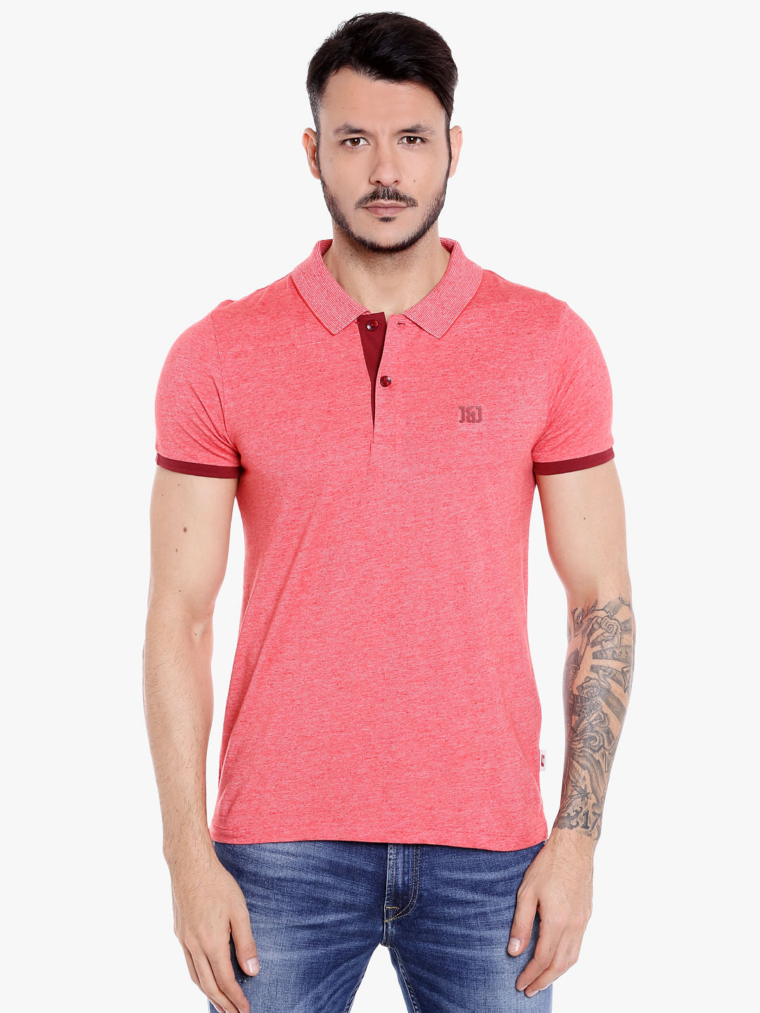 Red Polo T-Shirt - S