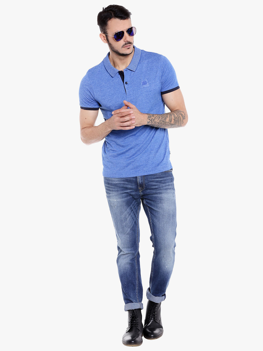 Blue Polo T-Shirt