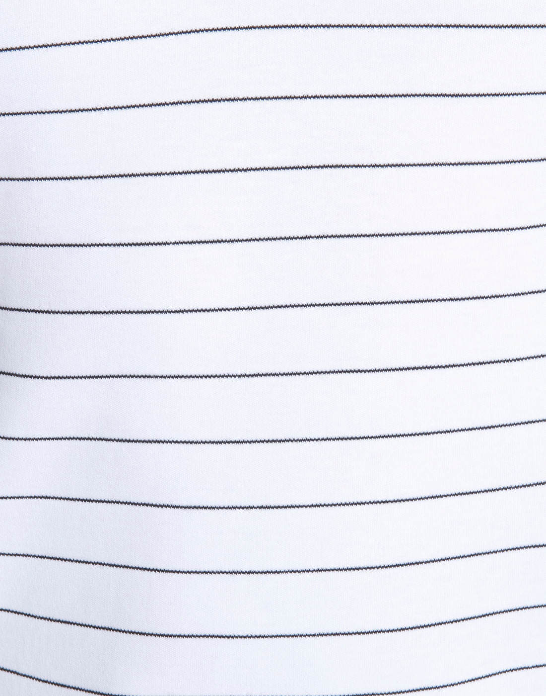 White Striped Polo T-Shirt