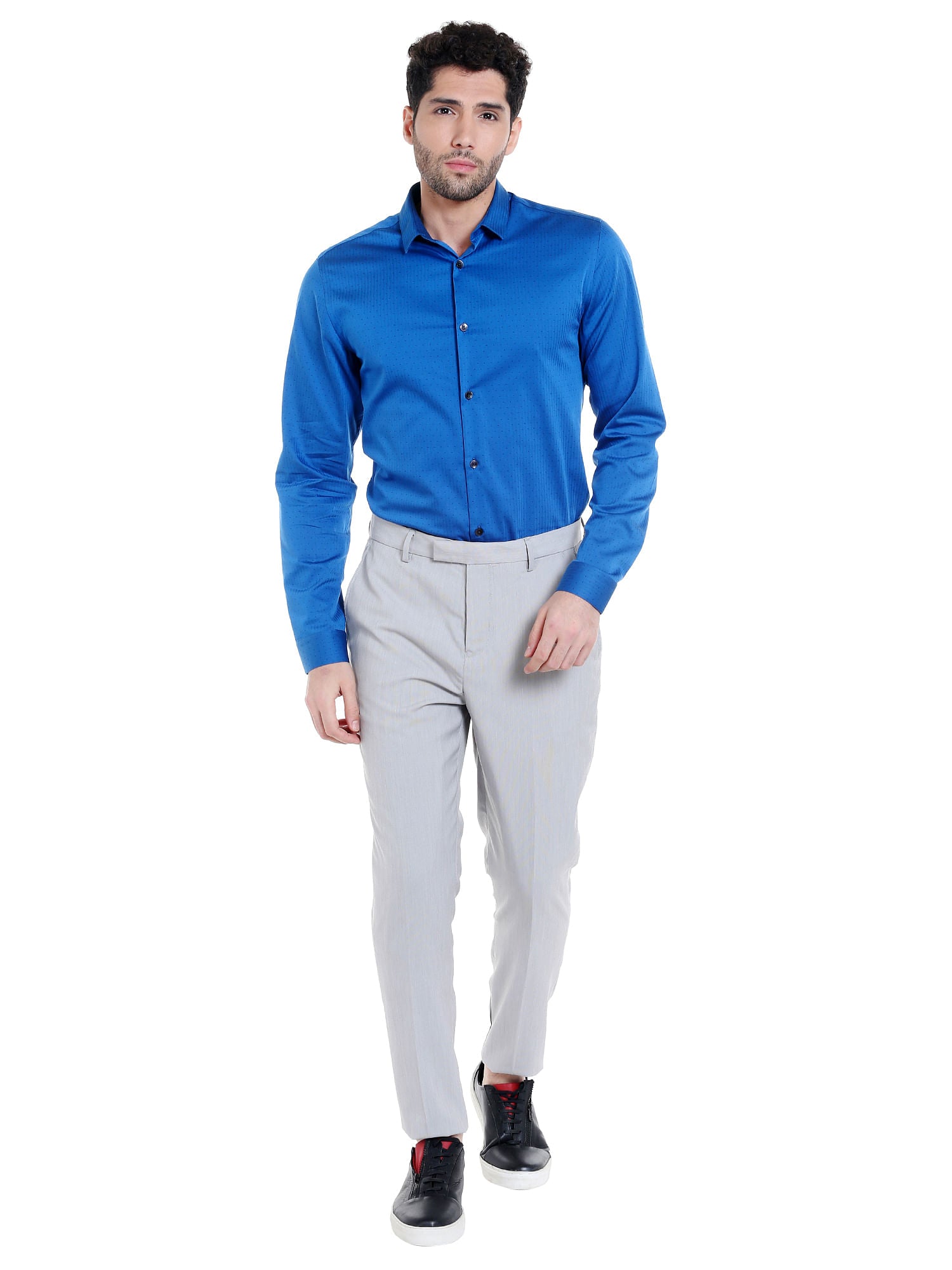 Deep Blue Slim Fit Shirt