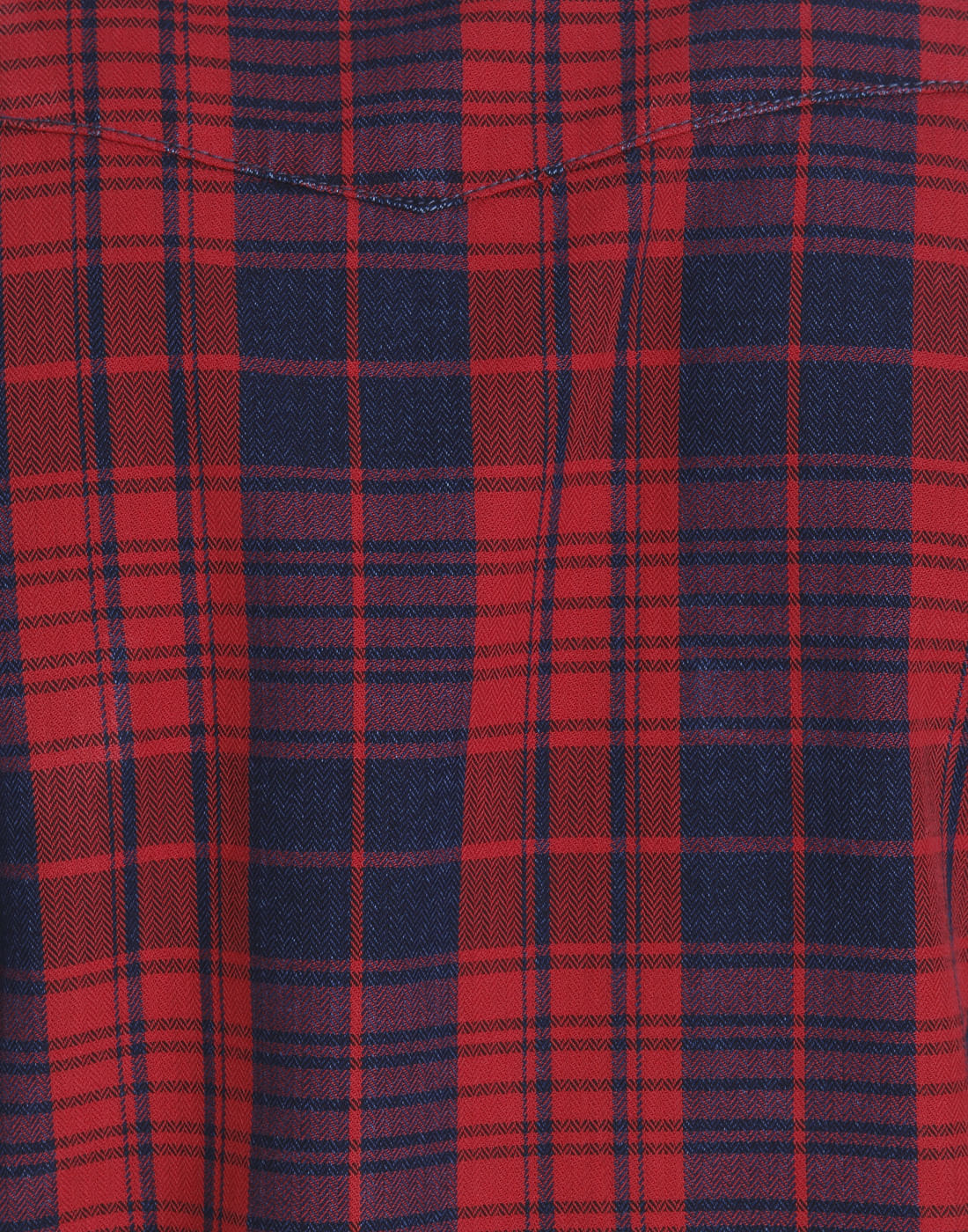 Red Check Slim Fit Shirt