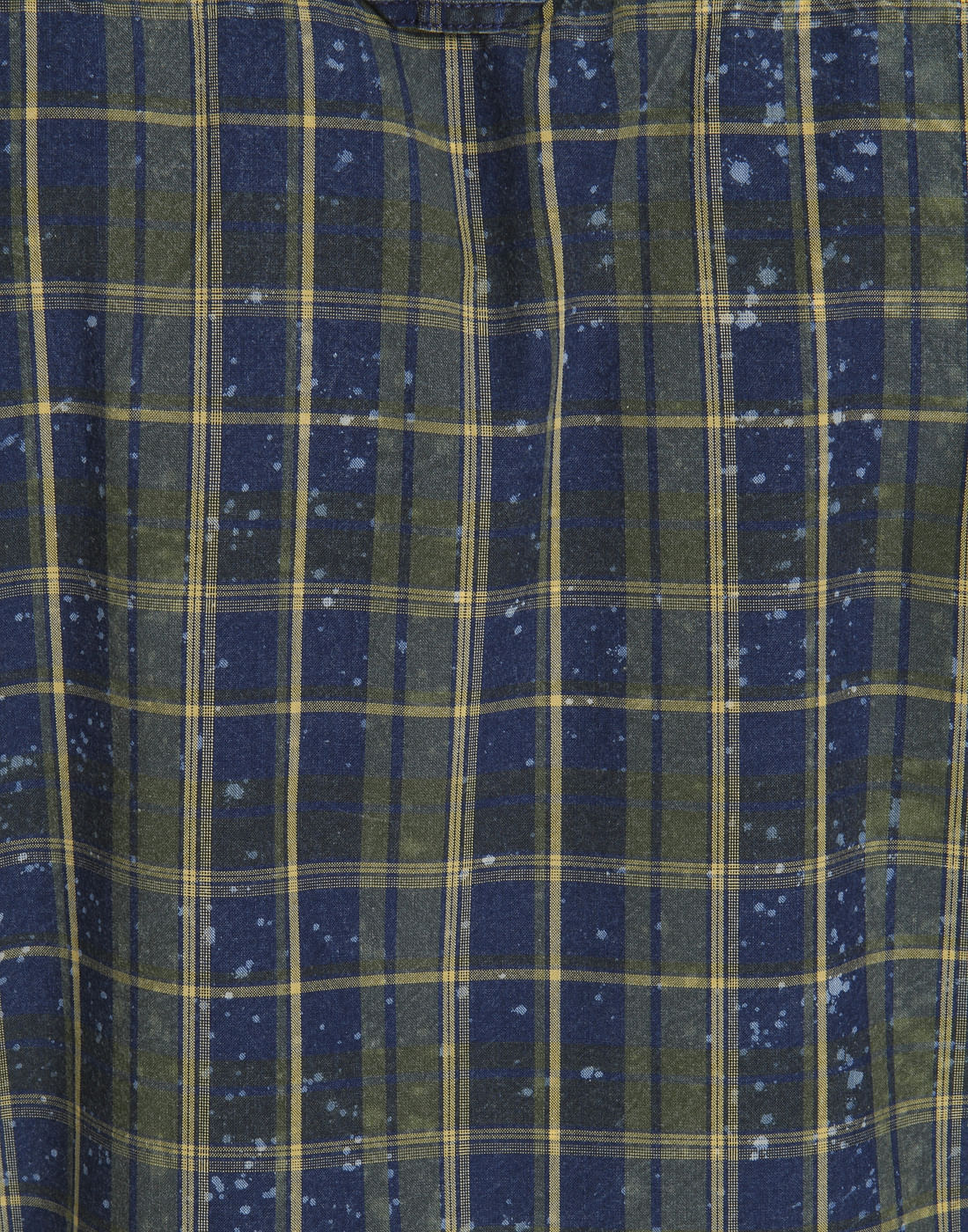Green Check Slim Fit Shirt