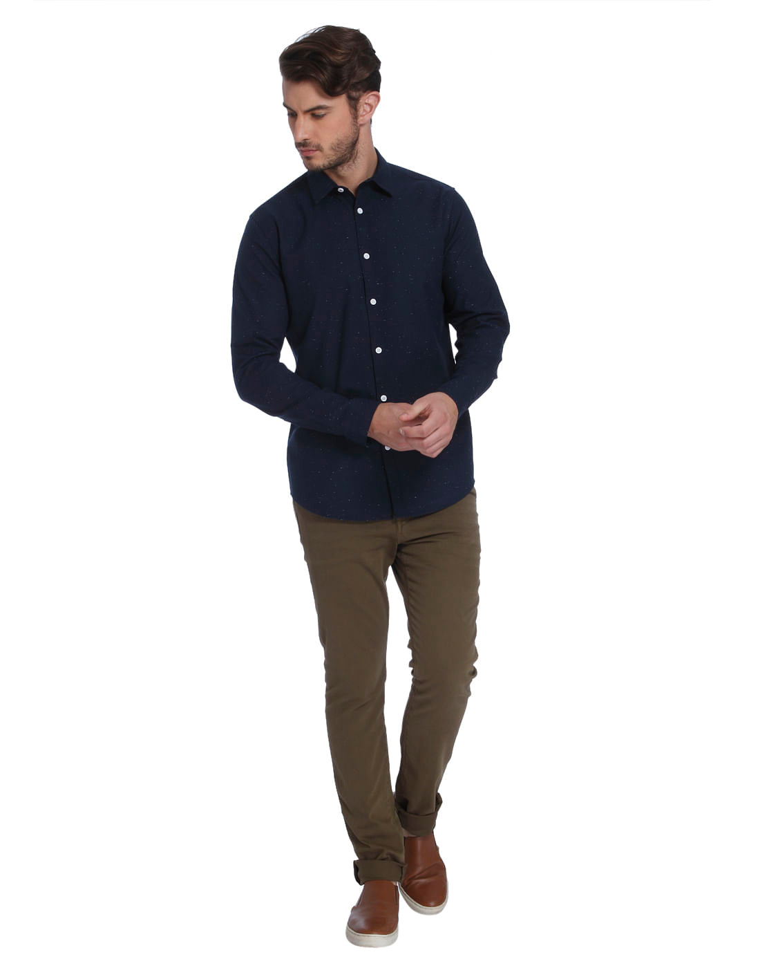 Dark Blue Slim Fit Shirt