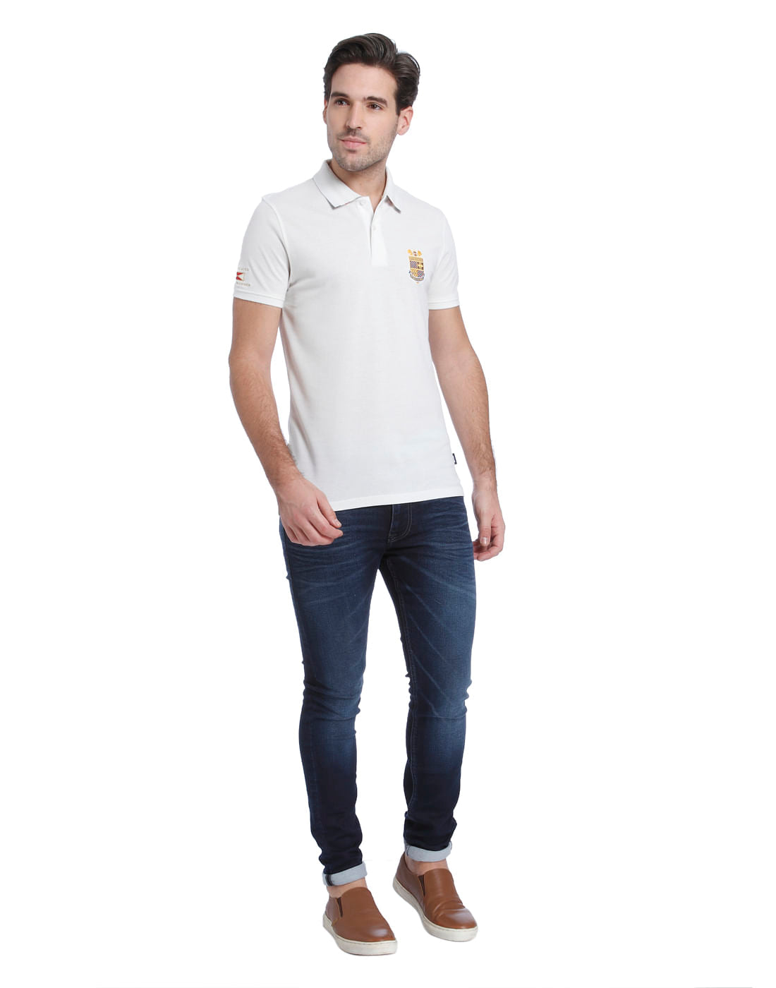 White Polo T-Shirt