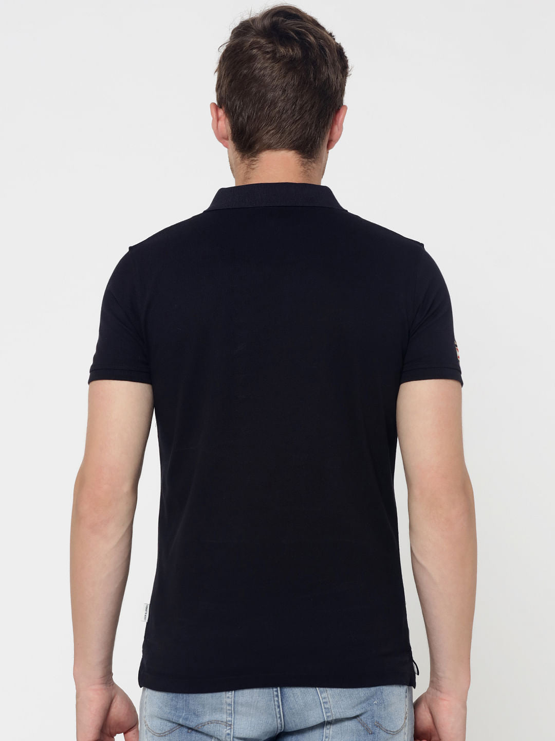 Black Logo Polo T-Shirt