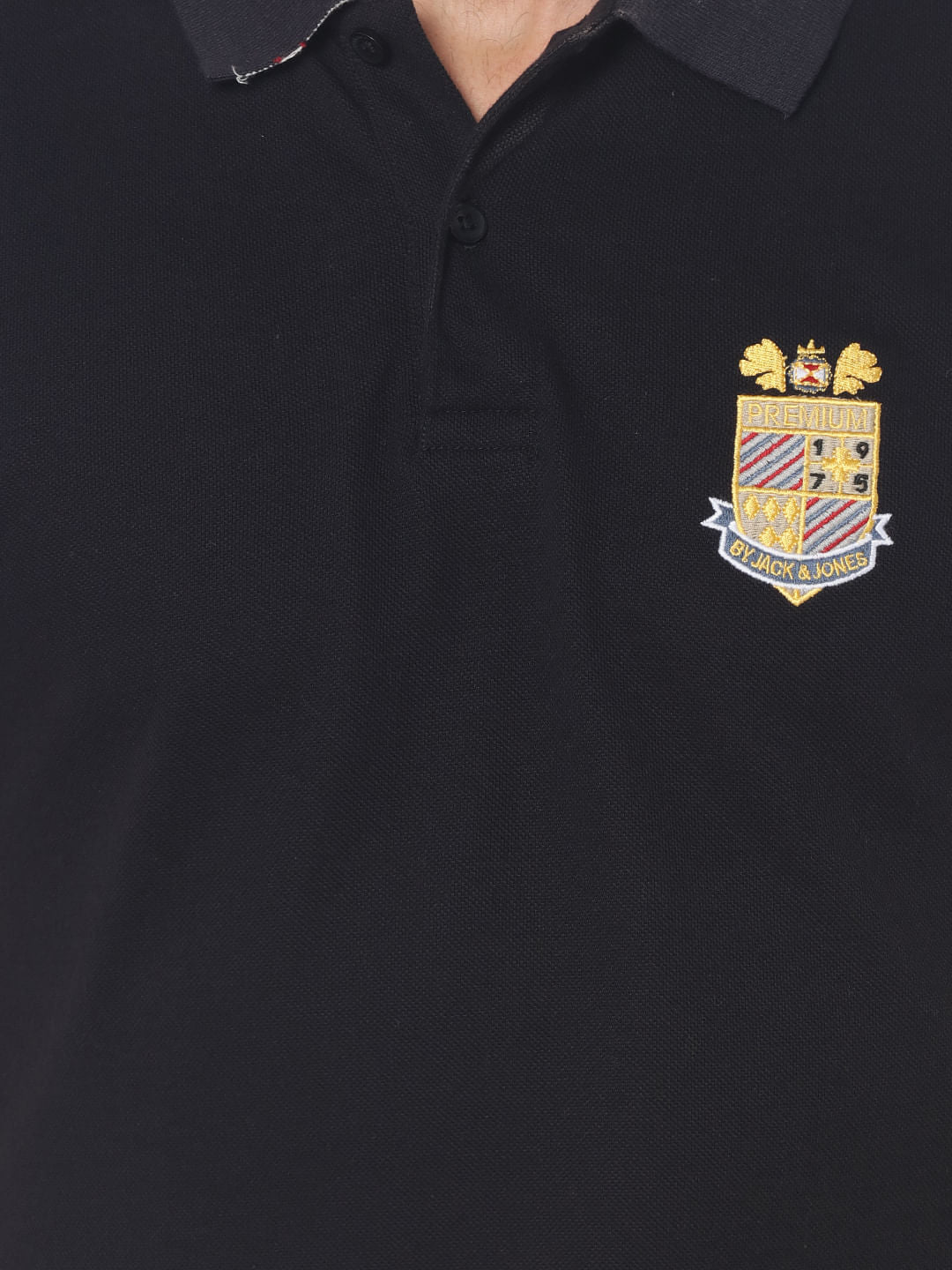 Black Logo Polo T-Shirt