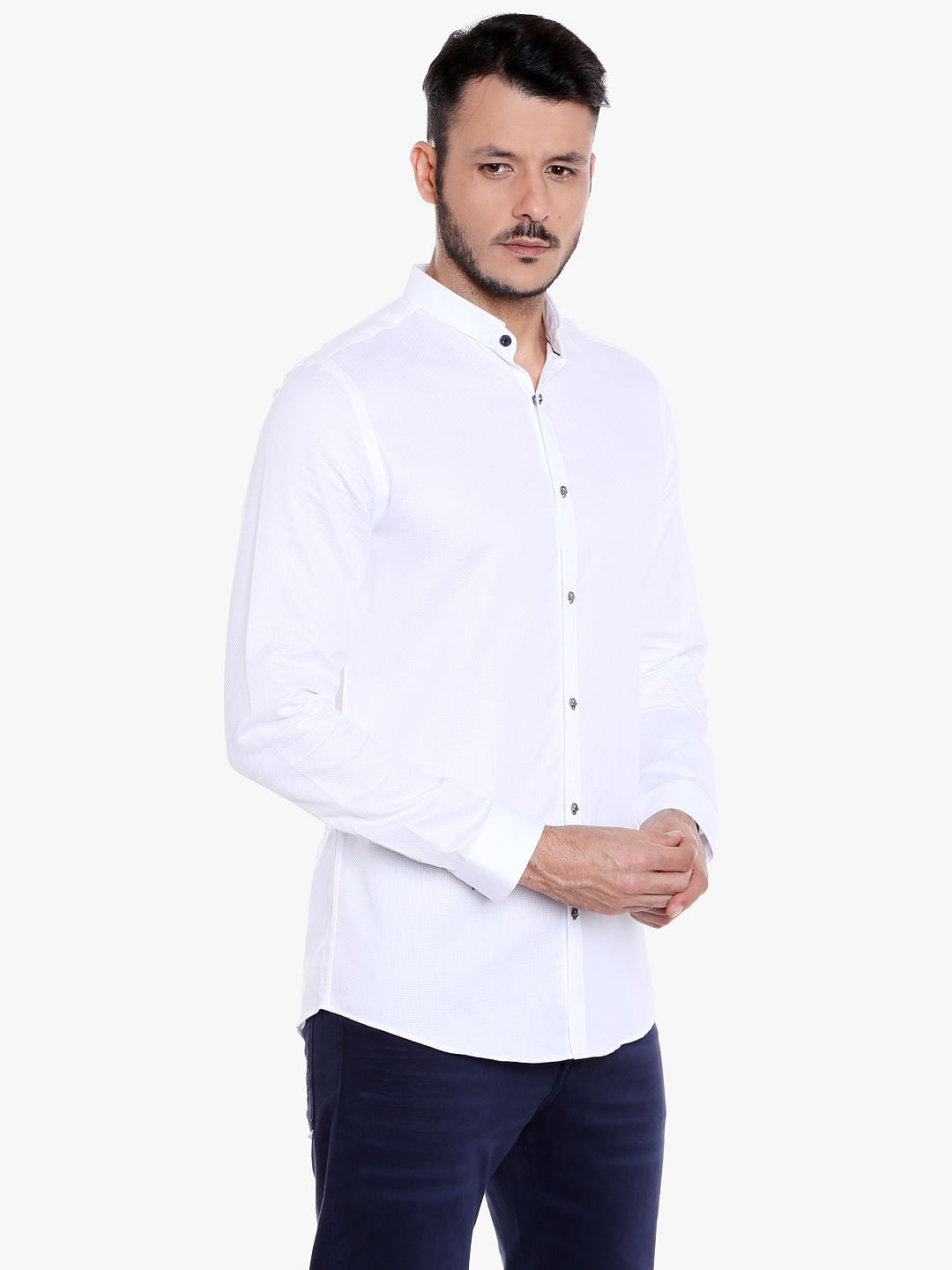 White Slim Fit Shirt