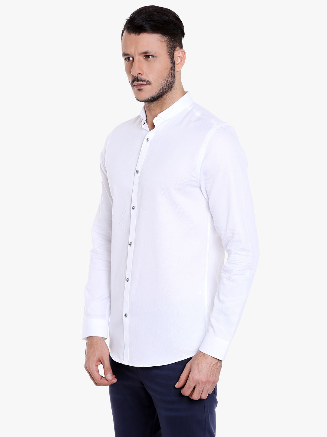 White Slim Fit Shirt