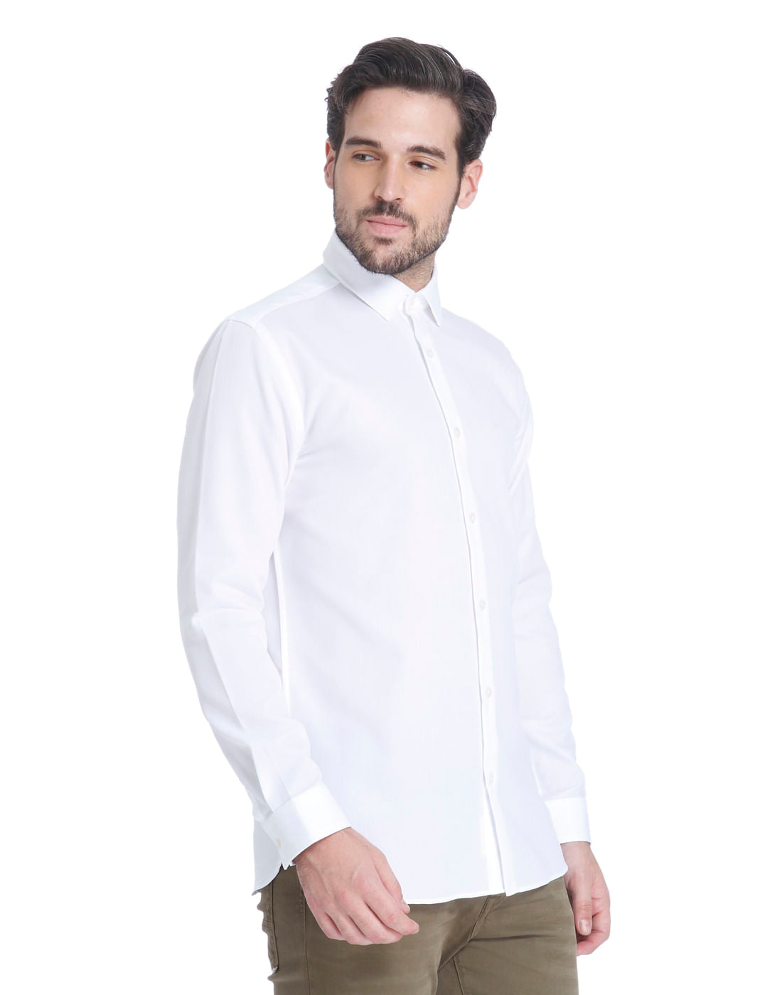 White Slim Fit Shirt