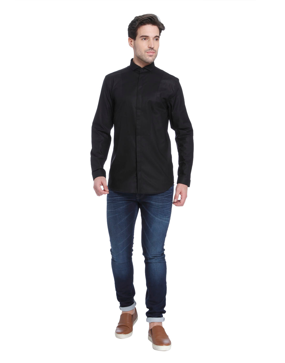 Black Slim Fit Shirt