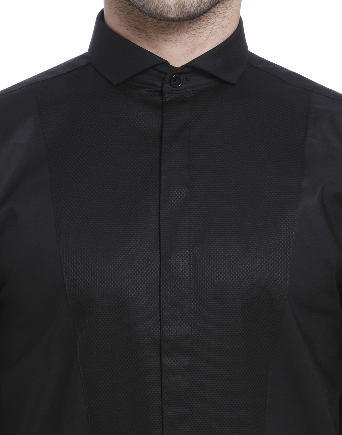 Black Slim Fit Shirt