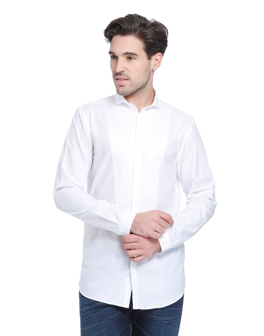 White Slim Fit Shirt