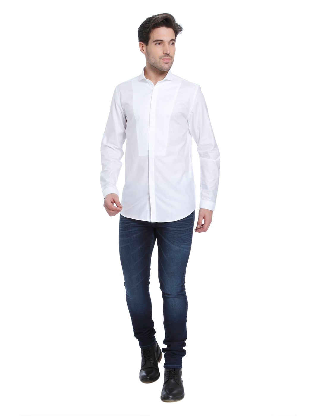 White Slim Fit Shirt