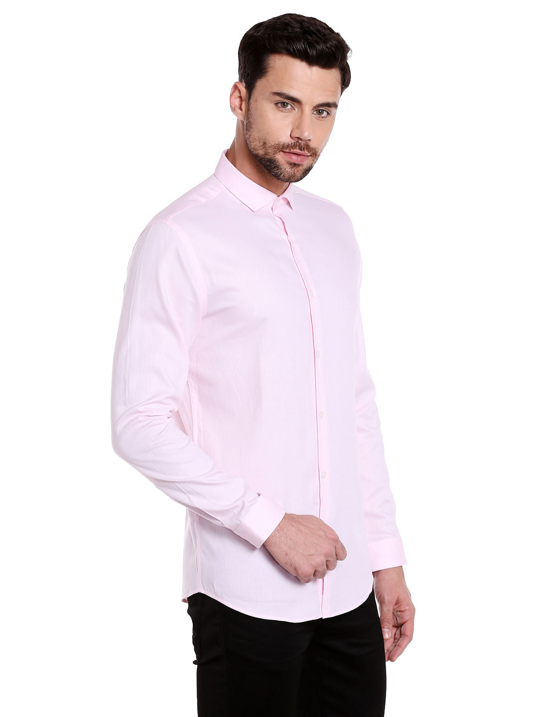 Pink Slim Fit Shirt