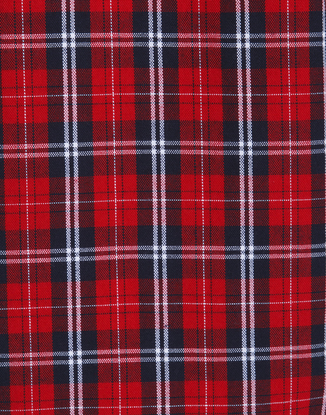 Red Check Slim Fit Shirt