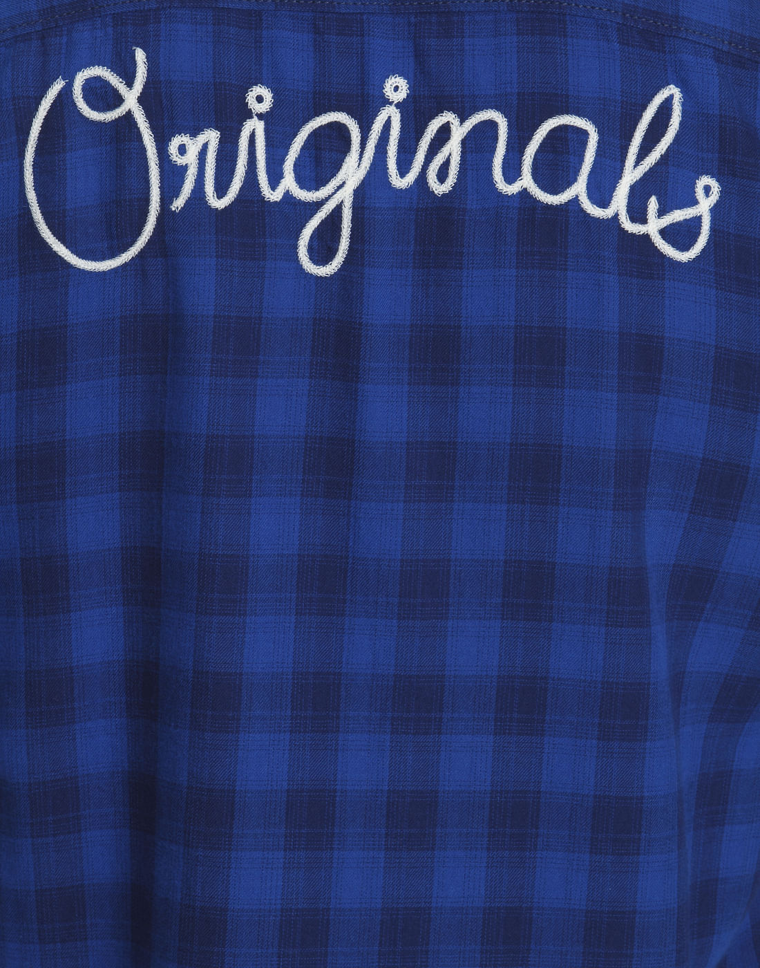 Blue Check Slim Fit Shirt