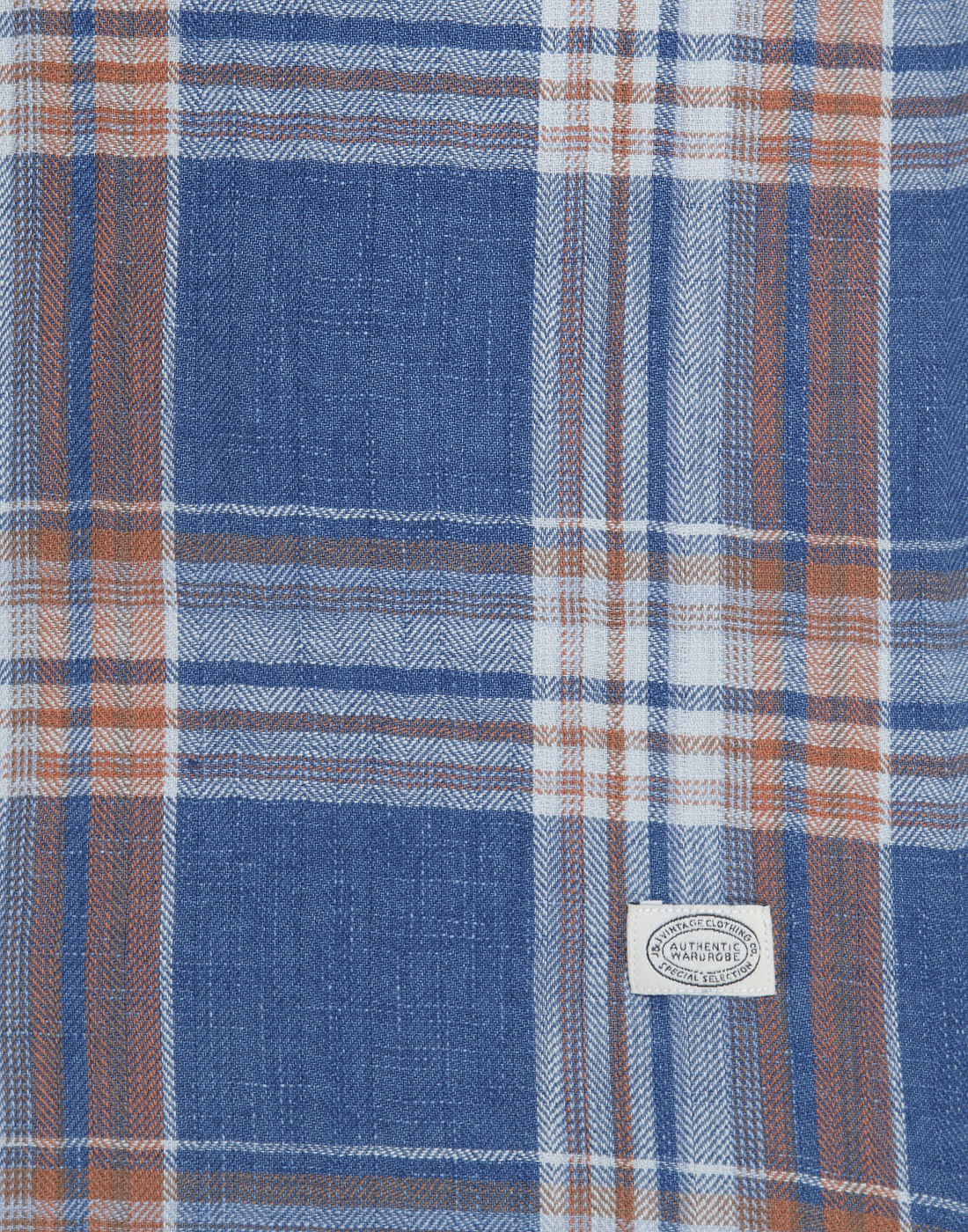 Blue Check Slim Fit Shirt